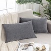 Lumbar Support Pillow Decorative Rectangle Throw Pillow Covers 12"x20" Inch