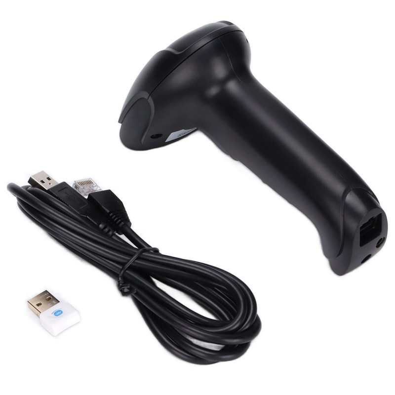 Wireless Barcode Scanner Handheld 1D Bar Code Scanning Gun With
