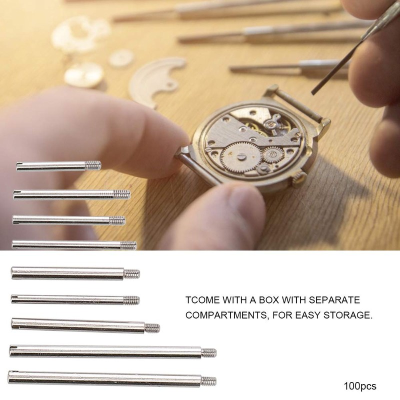 Watch Band Link Pins Replacement Kit, Metal 10 Sizes Watch