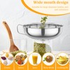 3 Pcs Canning Funnel with Strainer Stainless Steel Wide Mouth