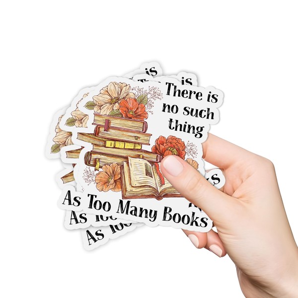 (3Pcs) There is No Such Thing As Too Many Books