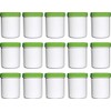 15 Containers Containers Ointment Cream/Ointment Kruke 35ml Capacity, with Green