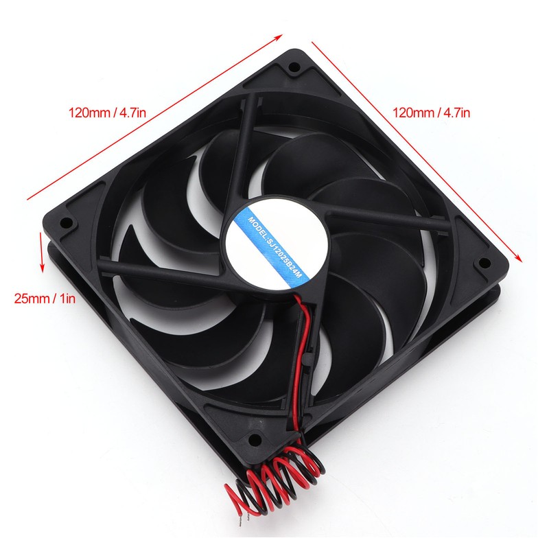 12V/24V Air Vent Fan Cooling Exhaust Ventilator for RV Campers