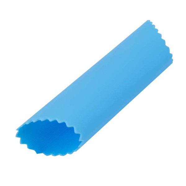 Garlic Peeler Silicone Tube Roller to peel Garlic Cloves keep your Hands away from Smell Blue