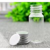 12Pcs 10ml/20ml Empty Refillable Clear Plastic Bottle with Aluminum Screw