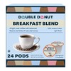 Double Donut Coffee Breakfast Blend Fresh Medium Roast Coffee SingleServe