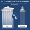 Eolax High Pressure Rain Shower Head, High Flow Pressure Boosting