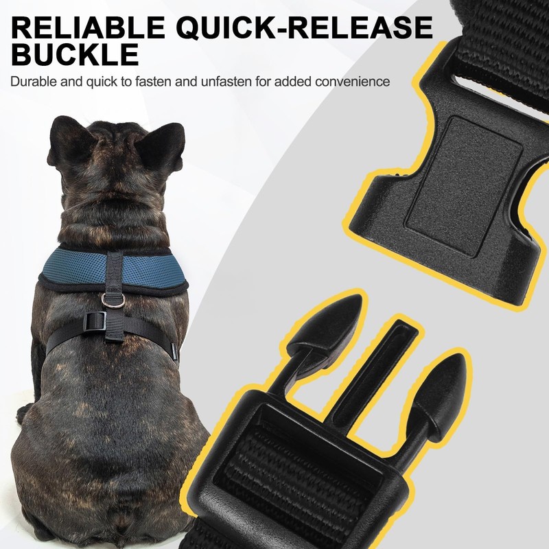 BINGPET No Pull Dog Harness,Soft Mesh Breathable All Weather Vest