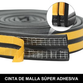 Sellador para Puertas y Ventanas 15M，Burlete para Puerta，Resistente al Agua,Burletes para Puertas y Ventanas,Aísla las Habitaciones y los Coches de los Mosquitos, el Polvo, la Arena y el Ruido(Marrón)