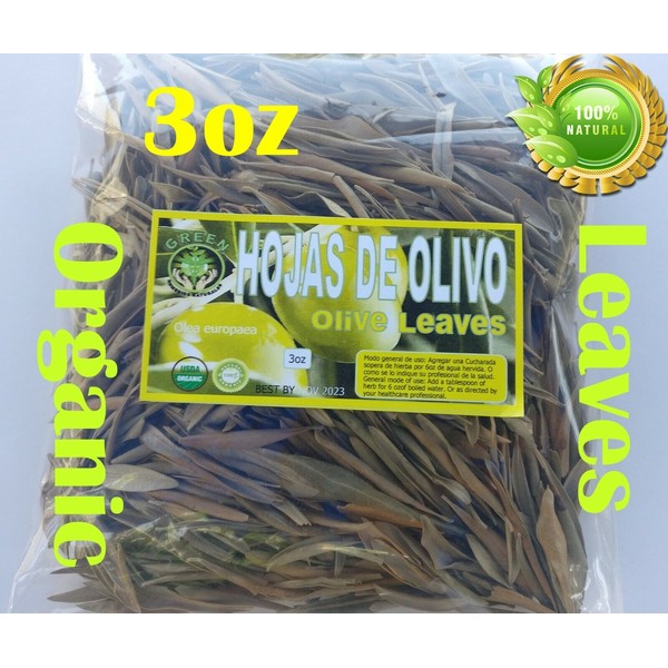 Hojas de Olivo, Olive leaf, Whole organic olive leaves Antioxidante Natural  !!!