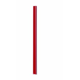 Durable A4 Spine Bars, 6 mm - Red, Pack of 50,293103