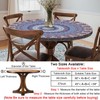 Opstellen Fitted Round Tablecloth for 45-54'' Inch Table Boho Waterproof