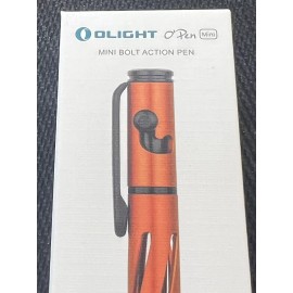 Olight O’PEN Mini Orange Pen RATE FIND high quality aluminum NEW