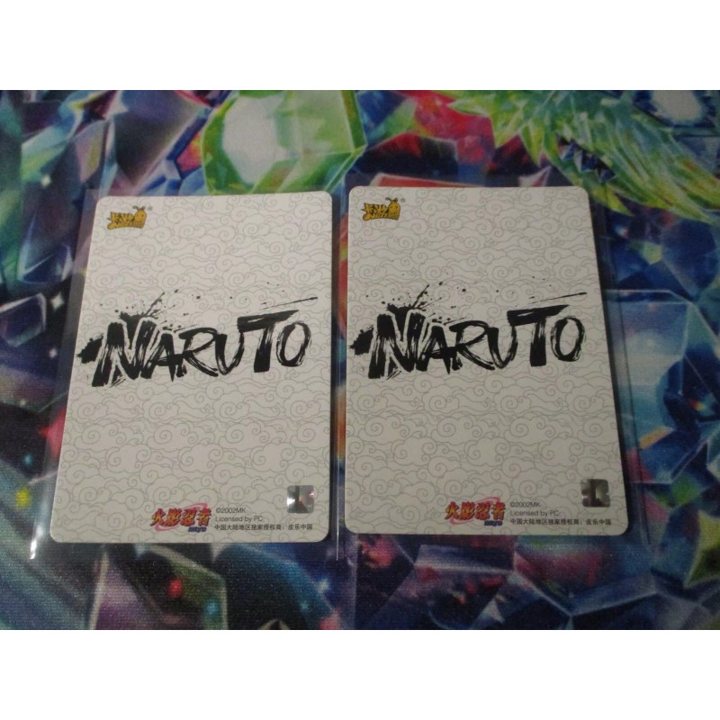 Naruto Card PU lot of 2 Connecting cards Naruto Sasuke