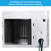 JOEAONZ Bathroom Exhaust Fan with Light 110 CFM Quiet 6500K