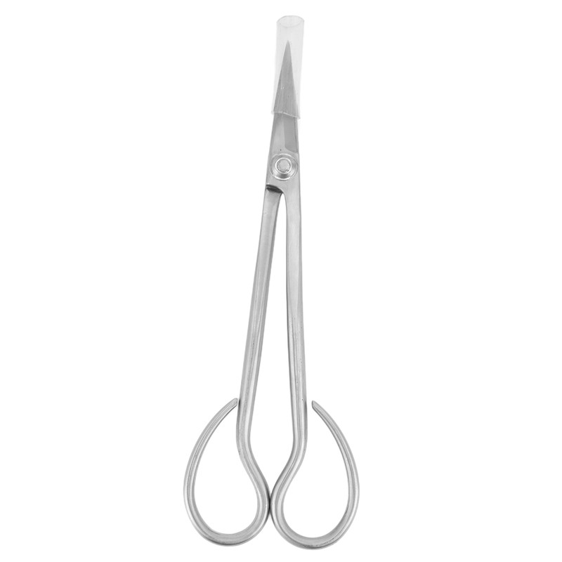 Bonsai Scissors Stainless Steel Leaf Sprout Shears with Long Handle