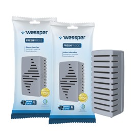 Wessper 2x Natürlicher Geruchsneutralisierer für den Kühlschrank, Geruchsentferner Luftentfeuchter | Fresh Fridge Geruchs, Geruchsverbesserer, Wiederverwendbar