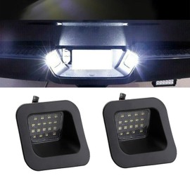 Dodge RAM 1500 2500 3500 2003-2018 Pickup Truck LED License Plate Light Tag Lamp Assembly Replacement, 55078095AA&55078095AB