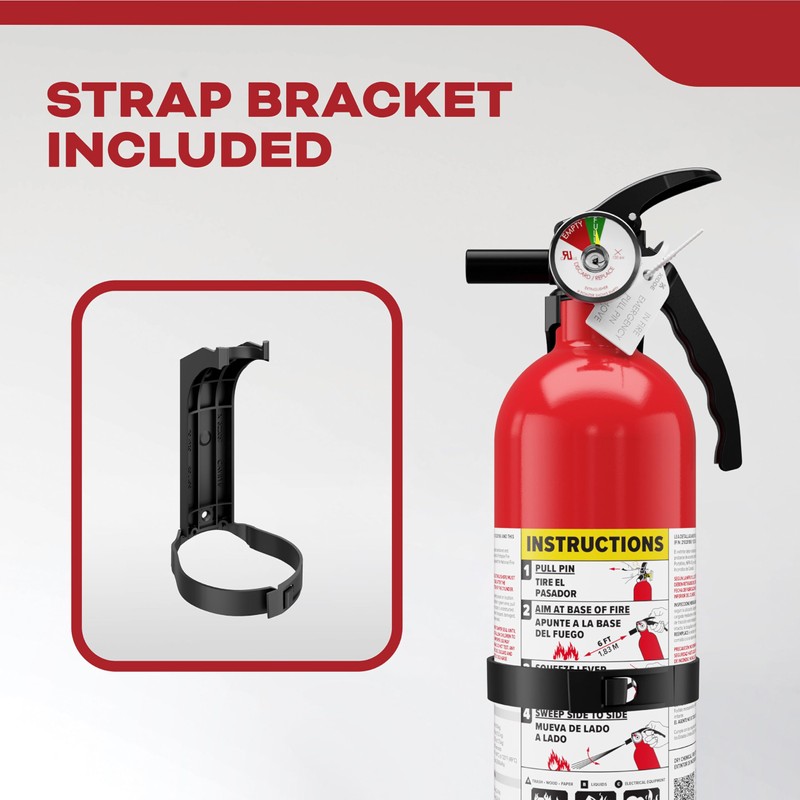 Kidde Multi Purpose Fire Extinguisher for Home, Office, Dorm, Residential,