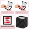PEDOBALI 32 Pcs Press On Nail Packaging Box with 120