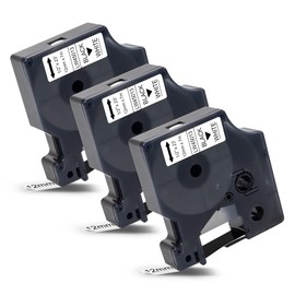 Dymo D1 Combo Pack Label Tape for Dymo LabelManager 160 280 260P 360D 500TS LabelWriter 450 DUO Label Maker 12mm