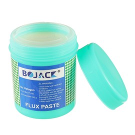BOJACK Solder Paste Flux No Clean Free Environmentally Friendly Soldering Flux Paste with 3 Brushes. Ideal for CPU Disassembly Assembly Special BGA PCB SMD Repair and Soldering(5.15oz/146g)