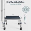 Pelegon Adjustable Step Stool with Handle for Elderly 300LB Capacity