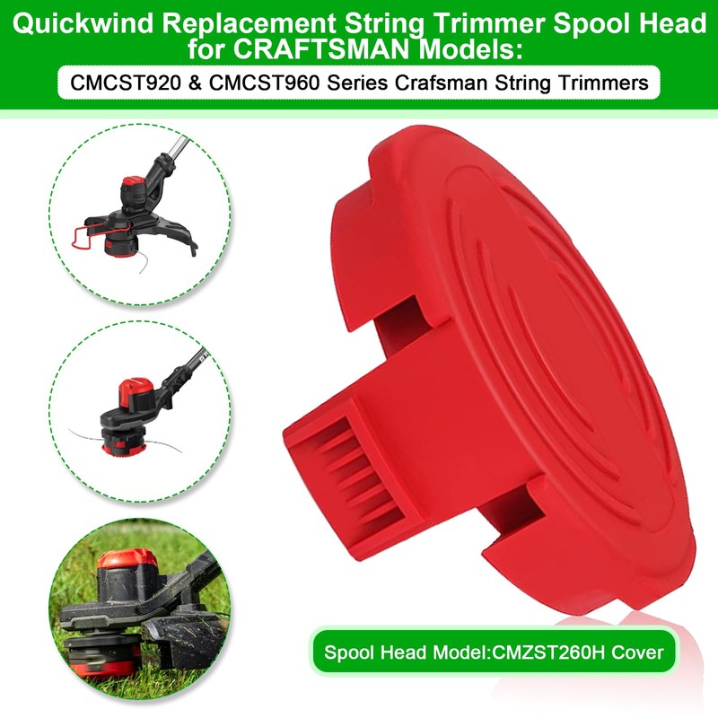 CMZST260H Trimmer Head Cap Cover + Spring + Base Compatible