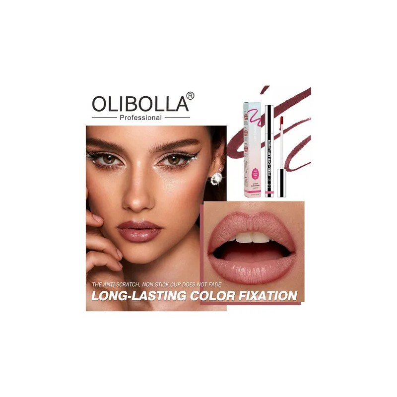 Lápiz Labial 3d Despegable - Mate Para Maquillaje Color 2pz