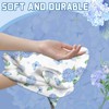 LIOQUN Hydrangea Vase Butterfly Hand Towels, 18x26 Inch, Spring Summer