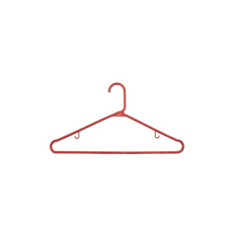 NAHANCO Plastic Tubular Hangers - Shoulder Indents - 16 3/4"