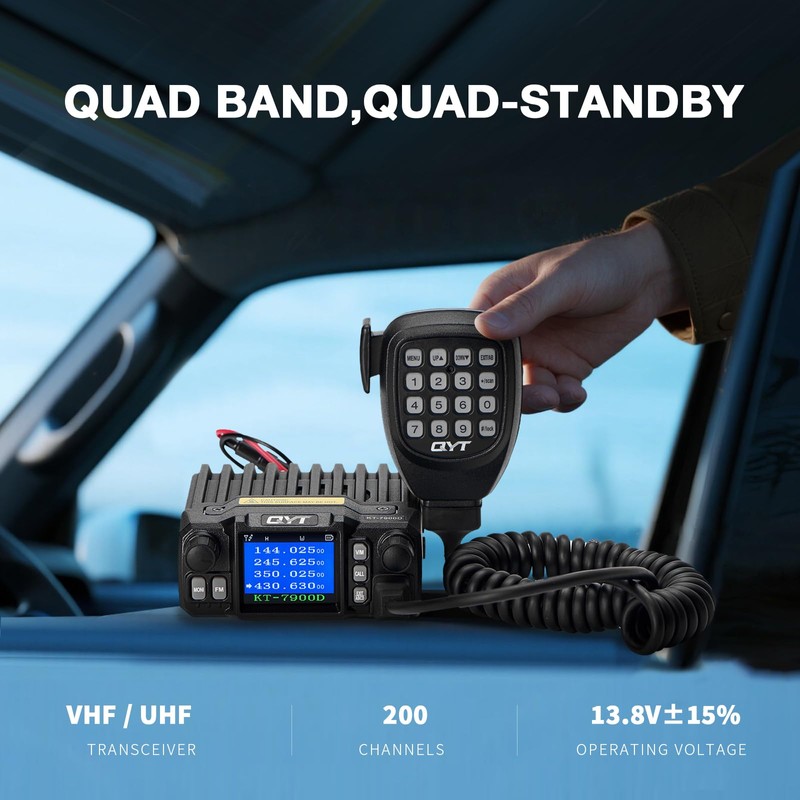 QYT KT-7900D Mobile Ham Radio Two Way Radio,Ham Radio Base