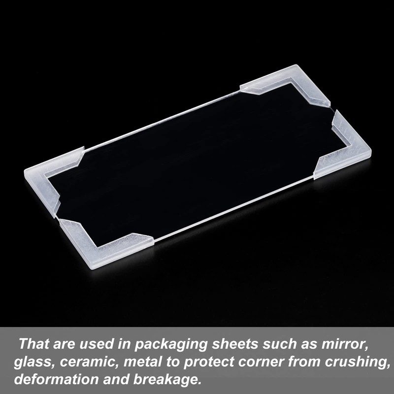 sourcing map PP Corner Protector L Shaped 33x4mm for Ceramic,