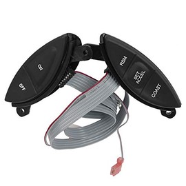 Steering Wheel Mounted Cruise Control Switch Replacement for 1998-2003 Ford F-150 Ranger Explorer | 1998-2001 Mercury Mountaineer, Replaces# F87Z9C888BB, F87A9D809BA, SW-5928