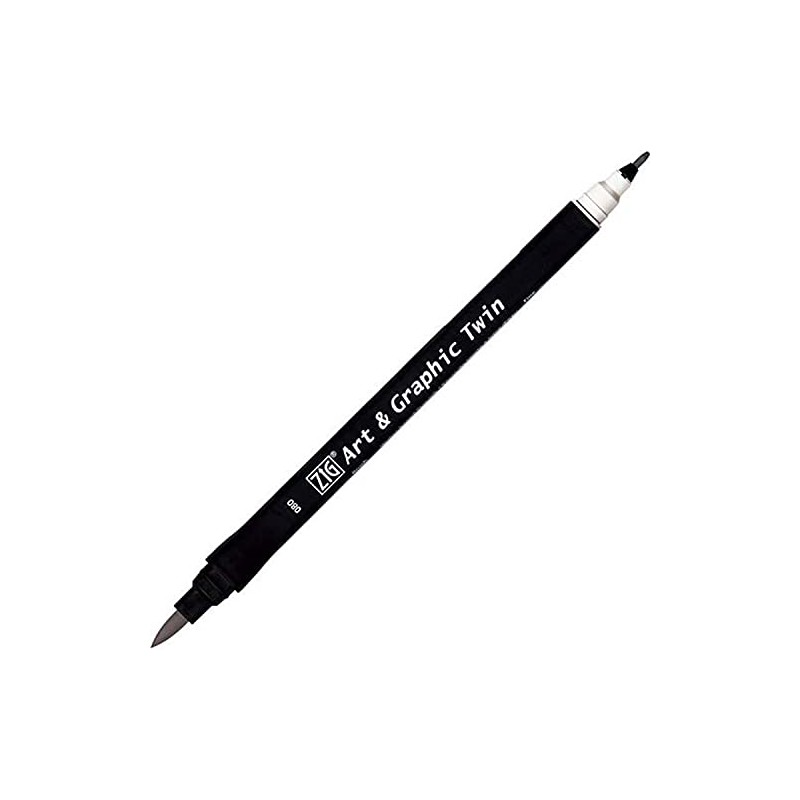 ZIG Art and Graphic Twin Tip Brush Marker Pen 080