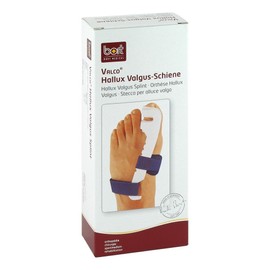 bort 930010 large links Valco Hallux-Valgus-Schiene Orthese zur physiologischen Korrektur des Großzehengrundgelenks 1 Stück, links large, weiß