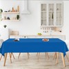YSYJ Blue Plastic Tablecloth Roll Disposable 54 in x 300