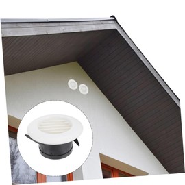 SHOWERORO 2Pcs Round Air Vent Louver for Air Conditioner Ceiling Exhaust Vent with Dust Prevention Mesh for Bedrooms Living Rooms and Offices