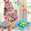 LXYYDS Pack of 8 Easter Baskets Craft Set with Colourful