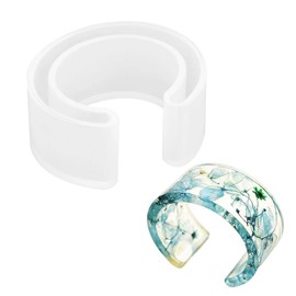 Molde de Silicona para Resina Pulseras y Brazaletes Joyería Artesanía Manualidades Bricolaje con Moldes de Resina Artística
