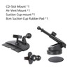 xik Car GPS Mount Holder - 3-in-1 Suction Cup, CD