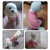 MANON ROSA Dog Clothes Cute Polo Shirt - Striped Collar