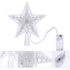 Uonlytech Christmas Tree Topper Crystal Star Tree Topper Rhinestone Christmas