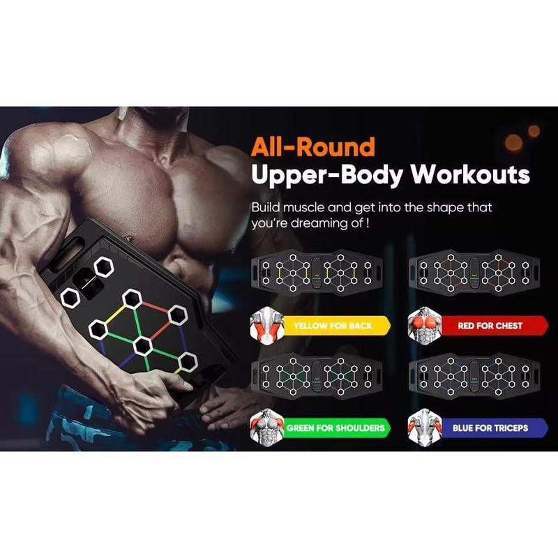 Push Up Board - Portable 25-In-1 Push Up Board for