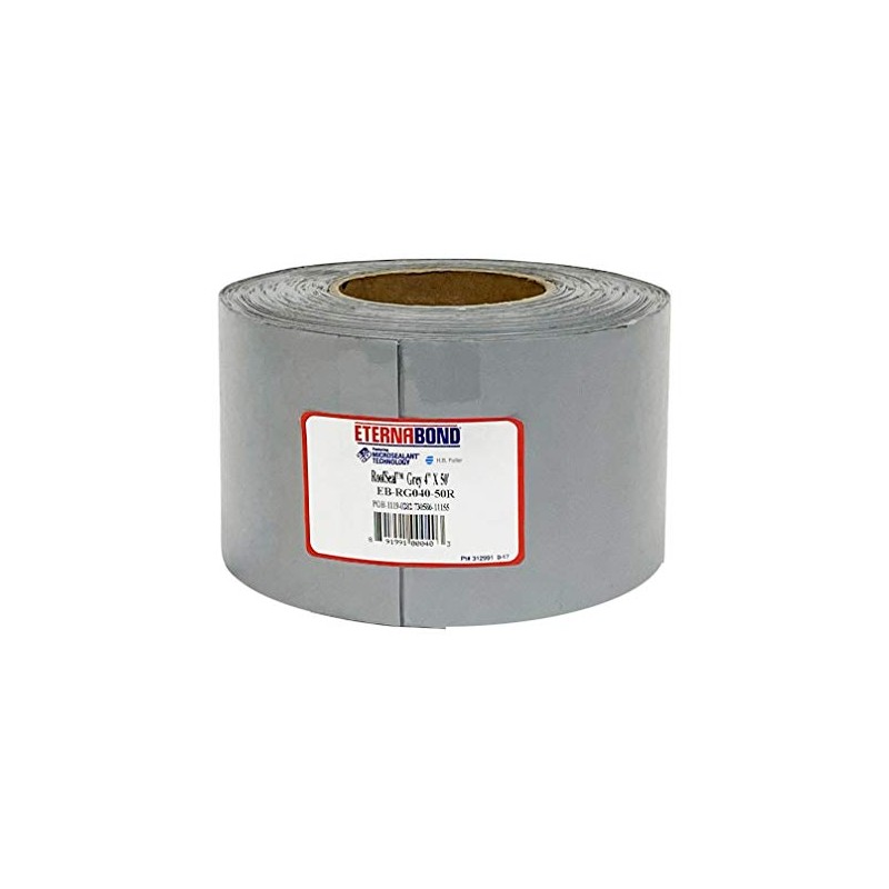 EternaBond RoofSeal Gray 4" x50' MicroSealant UV Stable RV Roof