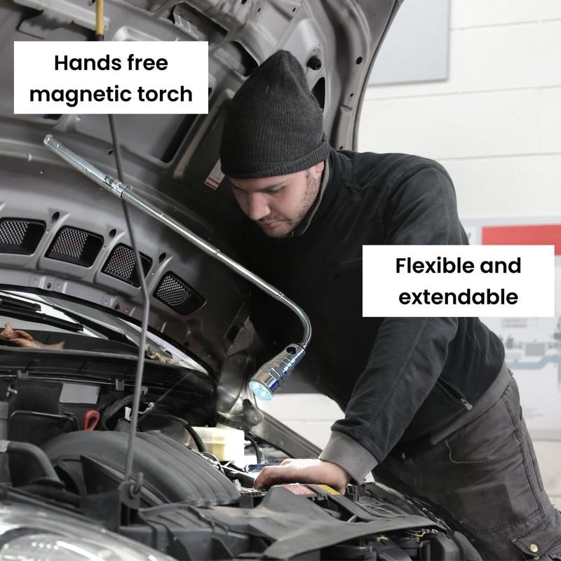 UNDER FORGE Precision Screwdriver with Magnetic Torch - Expertly Designed
