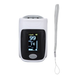 Fingertip Pulse Oximeter Clear Display Small Portable Blood Oxygen Saturation Monitor for Mountaineer Cyclist