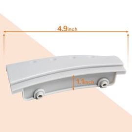 8181846 Washer Door Handle Replacement for Whirlpool Duet Washer Models GHW9150PW4 WP8181846 EA391617 ghw9400pw4, for Whirlpool Washer Door Handle Replacement Parts