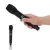 Rechargeable UHF Handheld Wireless Microphone with Mini Bluetooth Receiver Support