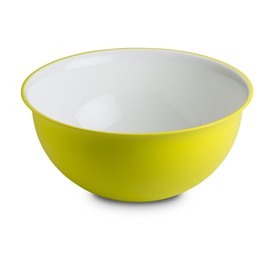 Omada Design Bowl for Pasta and Salad (6.5 Litres), Polypropylene Bowl and Integrated Antimicrobial Agents Eliminates Bacteria and Fungi. Made in Italy Linea Sanaliving White Acid Green